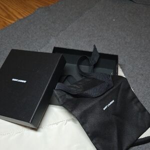 Saint Laurent Black Box and Dust Bag Set